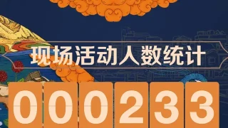 jQuery活动现场人数翻页统计插件 jQuery活动现场人数翻页统计插件