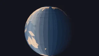 纯css3多边形地球仪特效 纯css3多边形地球仪特效