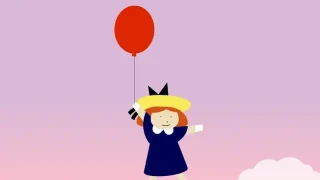 纯css3绘制人物气球白云特效