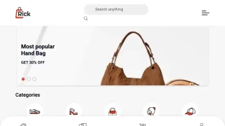 Rick | Mobile eCommerce HTML Template Rick | Mobile eCommerce HTML Template