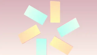 六角形结构旋转HTML5特效