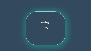 发光Loading加载框动画特效