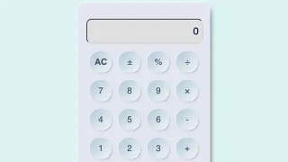 JS制作按键逼真的计算器代码