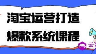 淘宝运营打造爆款系统课程