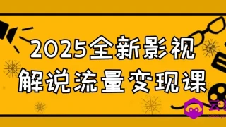 2025全新影视解说流量变现课 2025全新影视解说流量变现课