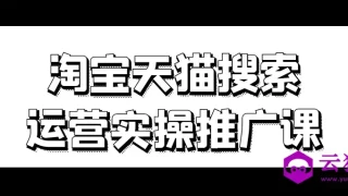淘宝天猫搜索运营实操推广课