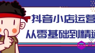 抖音小店运营从零基础到精通 抖音小店运营从零基础到精通