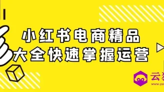 小红书电商精品大全快速掌握运营 小红书电商精品大全快速掌握运营
