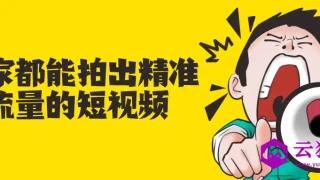 商家都能拍出精准流量的短视频 商家都能拍出精准流量的短视频