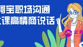 阿宝职场沟通大课高情商说话 阿宝职场沟通大课高情商说话