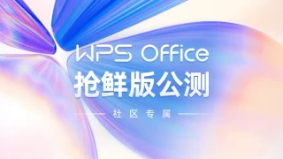 WPS Office 2023年最新测试版 WPS Office 2023年最新测试版